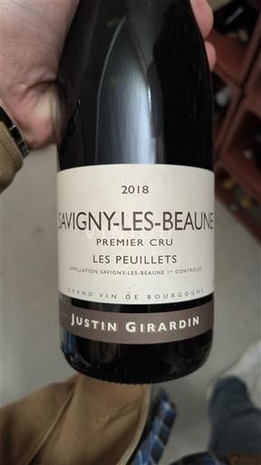 Bourgogne Savigny-lès-beaune Premier Cru Justin Girardin Les Peuillets 2018