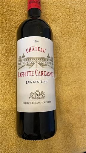 Bordeaux Saint-Estèphe Cru Bourgeois Supérieur Château Laffitte Carcasset 2019
