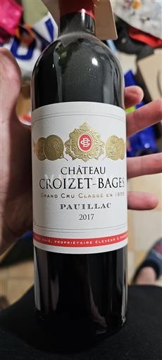Bordeaux Pauillac Grand Cru Château Croizet-Bages 2017