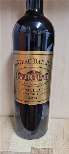 Bordeaux Pauillac Grand Cru Château Batailley Le Grand Batailley 2012