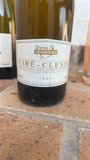 Bourgogne Viré-clessé Denis Jeandeau 2021