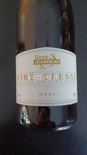 Burgundi Viré-clessé Denis Jeandeau 2021