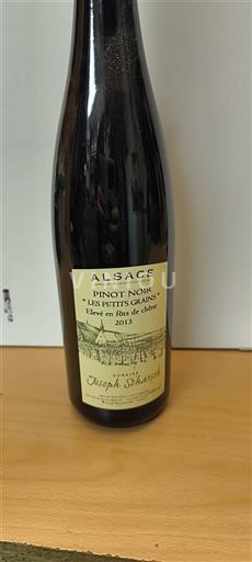 Alsace Grand Cru Joseph Scharsch Les Petits Grains 2013