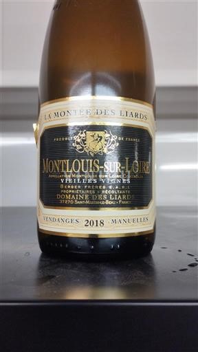 Loiren laakso Montlouis-sur-Loire Domaine Des Liards Vieilles Vignes 2018