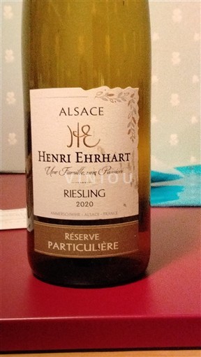 Alsacia Henri Ehrhart Réserve Particulière 2020