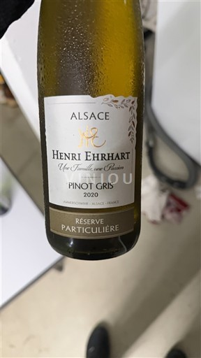 Алзас Аласас Henri Ehrhart Réserve Particulière 2020