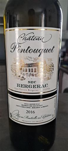 Sud-Ouest Bergerac Château Pintouquet 2016