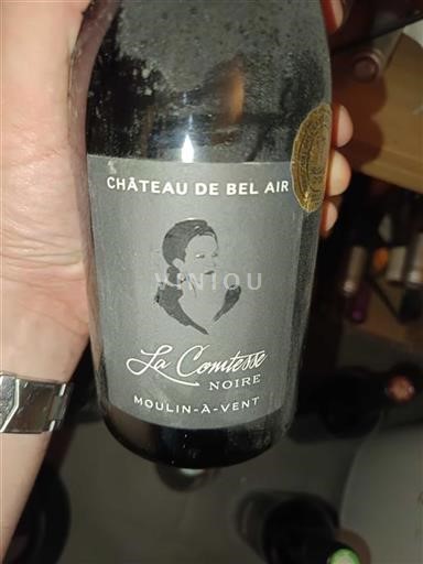 Vin Rouge sec La Comtesse Noire Domaine Bel-Air 2020 France Beaujolais Moulin-à-vent AOC