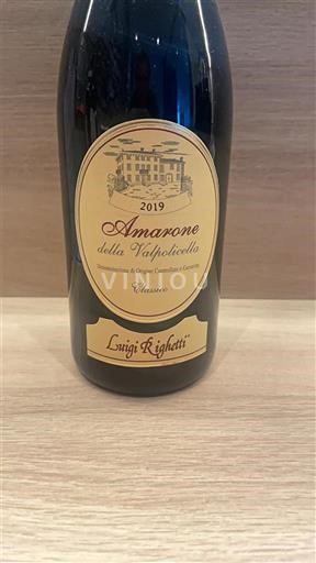 Vénétie Amarone della Valpolicella Luigi Righetti Classico 2019