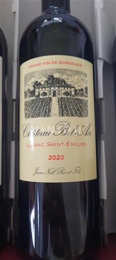 Bordeaux Lussac-saint-émilion Château Bel-Air 2020