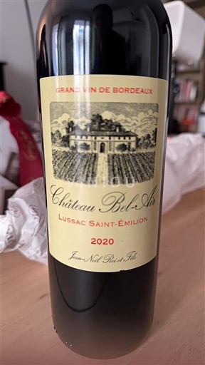 Bordeaux Lussac-saint-émilion Château Bel-Air 2020