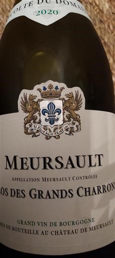 Bourgondië Meursault Château Meursault Clos des Grands Charrons 2020
