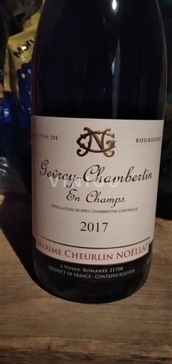 Borgonha Gevrey-chambertin Maxime Cheurlin Noëllat En Champs 2017