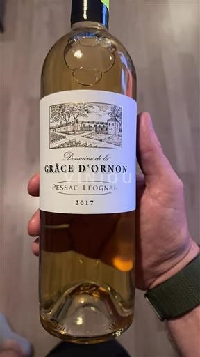 Burdeos Pessac-Léognan Domaine La Grâce Ornon 2017