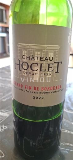 Bordeaux Côtes-de-bourg Château Hoclet 2022