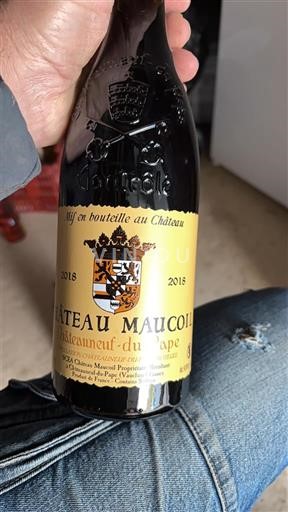 Rhônedalen Châteauneuf-du-Pape Château Maucoil 2018