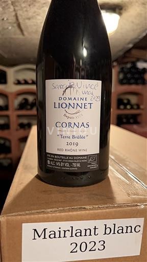 Rhônedalen Cornas Domaine Lionnet Terre Brûlée 2019