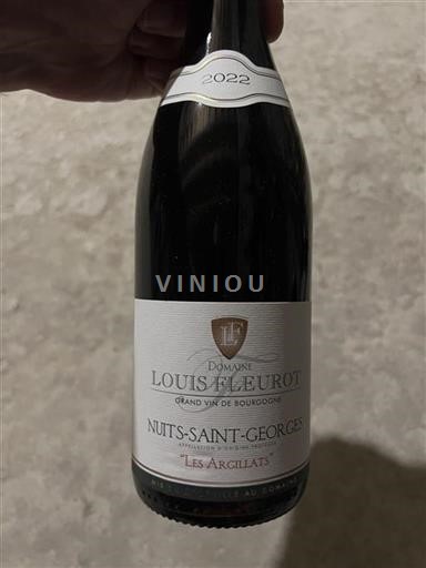 Burgundsko Nuits-saint-georges Domaine Louis Fleurot Les Argillats 2022