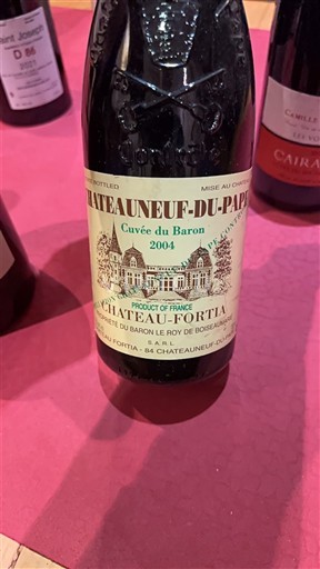 Rhônetal Châteauneuf-du-Pape Château Fortia du Baron 2004