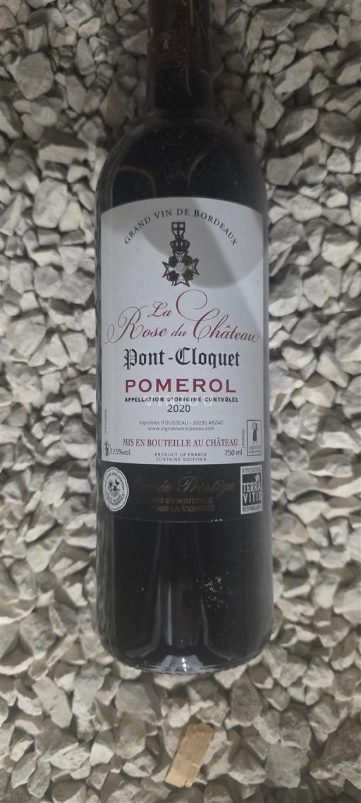 Bordeaux Pomerol Pont-Cloquet La Rose du Château 2020