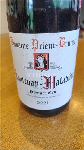 Bourgogne Santenay Premier Cru Domaine Prieur-Brunet Santenay-Maladière 2021