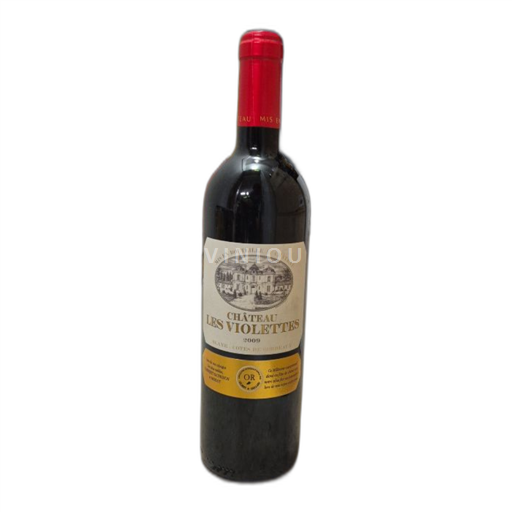 Weine Rouge sec Château Les Violettes 2009 Frankreich Bordeaux Blaye-Côtes-de-Bordeaux AOC