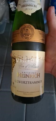 Alsace Grand Cru Antoine Heinrich Gewurztraminer 2018