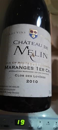 Burgund Nicht spezifiziert Premier Cru Château Melin Clos des Loyères 2010