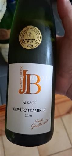 Alsace Ikke specificeret Grand Cru Joseph Beck 2020