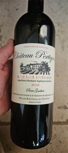 Burdeos Bordeaux superior Château Pertignas 2016