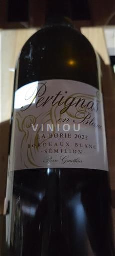 Bordeaux Bordeaux Blanc La Borie Pertignas en Blanc 2022