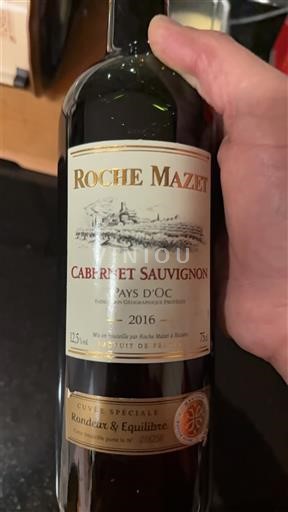 Languedoc ja Roussillon Pays d'Oc Roche Mazet Rondeur & Équilibre 2016