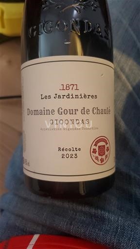 Rhônedalen Gigondas Domaine Gour de Chaulé Les Jardinières 2023