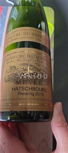 Elzas Riesling Grand Cru Meyer Hatschbourg 2015