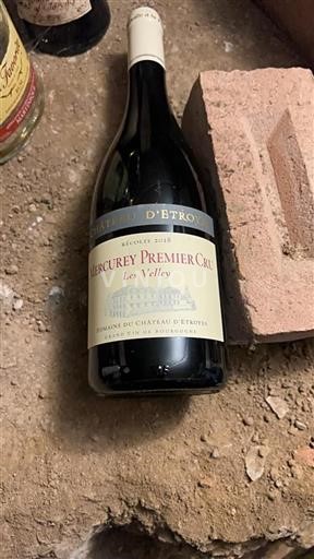 Burgundi Mercurey Premier Cru Etroyes Les Velley 2018