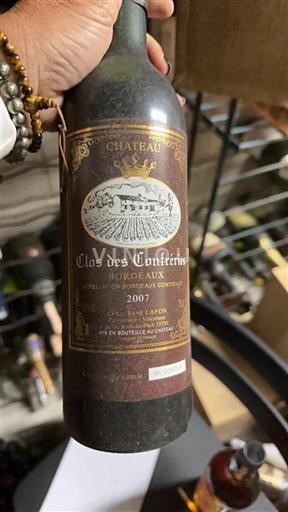 Bordéus Château Clos des Confréries 2007
