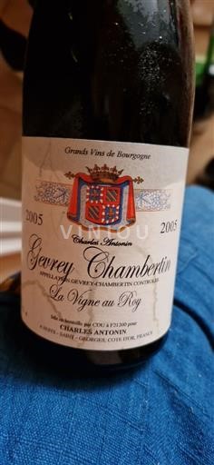 Borgoña Gevrey-Chambertin Charles Antonin La Vigne au Roy 2005