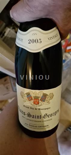 Borgoña Nuits-Saint-Georges Charles Antonin 2005