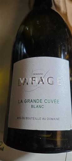 Languedoc and Roussillon Côtes Catalanes Domaine Lafage La Grande Blanc Non-Vintage