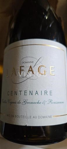 Languedoc and Roussillon Côtes Catalanes Domaine Lafage Centenaire Non-Vintage