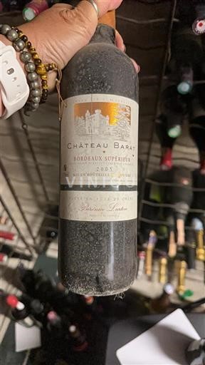 Bordeaux Bordeaux Supérieur Château Baraté 2005