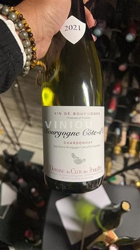 Burgundi Bourgogne Côte d'Or Clos des Poulettes 2021