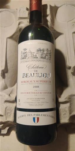 Burdeos Bordeaux superior Château Beaulieu Réserve des Parlementaires 2008