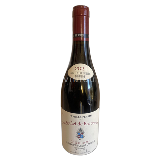 Rhônen laakso Côtes-du-rhône Famille Perrin Coudoulet de Beaucastel 2021