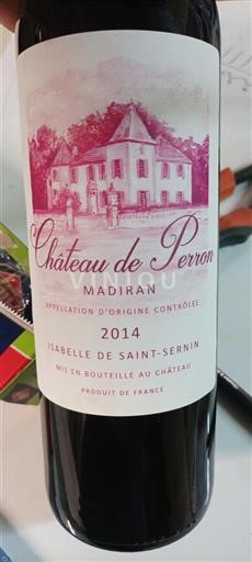 Southwest Madiran Château Perron Isabelle de Saint-Sernin 2014