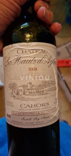 South West Cahors Château Les Hauts Aglan 2008