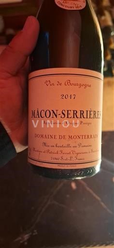 Bourgogne Mâcon och Mâcon-Villages Domaine Monterrain 2017