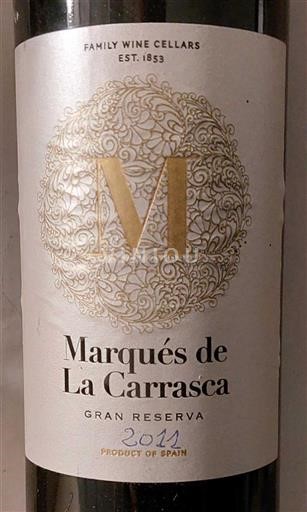 Kastiljija-La Mancha Ni doloceno Marqués de La Carrasca Gran Reserva 2011