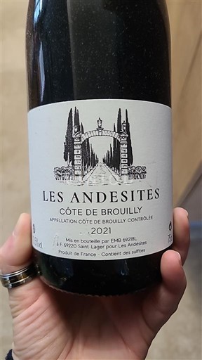Beaujolais Côte-de-brouilly Les Andesites 2021