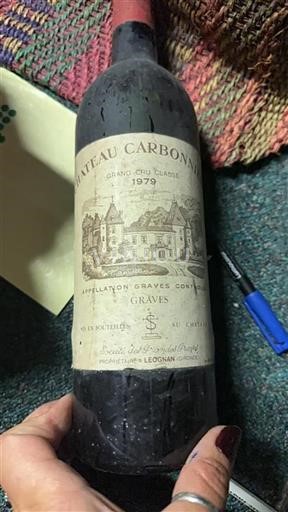 Bordeaux Graves Grand Cru Carbonnieux 1979